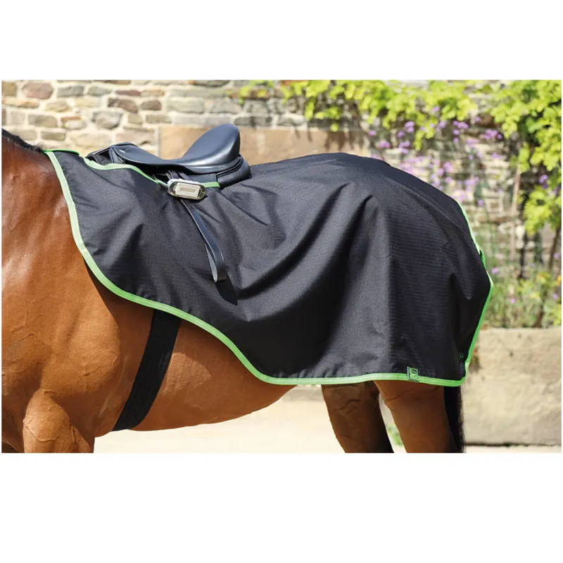 Shires Tempest Original Exercise Sheet - Black/Bright Green